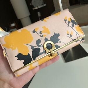 Salvatore Ferragamo Floral Print Wallet